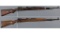 Two WWII Era German Mauser K98k Bolt Action Rifles