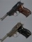 Two World War II German P.38 Semi-Automatic Pistols
