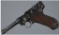 German DWM Model 1908 Military Luger Semi-Automatic Pistol