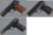 Three World War II German Proofed Semi-Automatic Pistols