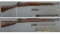 Two U.S. Military Remington Bolt Action Rifles with Bayonets