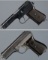 Two World War II Era Czech Semi-Automatic Pistols