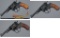 Three Soviet Model 1895 Nagant Revolvers with Holsters