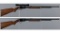 Two Winchester Model 61 Slide Action Rifles
