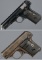 Two Colt Semi-Automatic Pistols