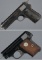 Two Colt Semi-Automatic Pistols