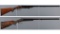 Two Factory Engraved German Double Guns
