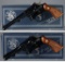 Two Smith & Wesson K-Frame Double Action Rimfire Revolvers
