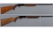 Two Factory Engraved Belgian Browning Grade I .22-Auto Rifles