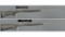 Two Left Handed Browning A-Bolt Bolt Action Rifles with Scopes