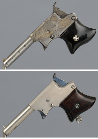 Two Remington Pattern Vest Pocket Pistols