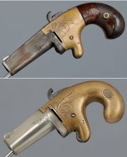 Two Antique National Arms Co. Derringers