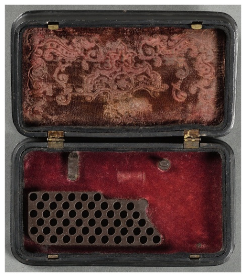 Gutta Percha  Allen & Wheelock Revolver Case