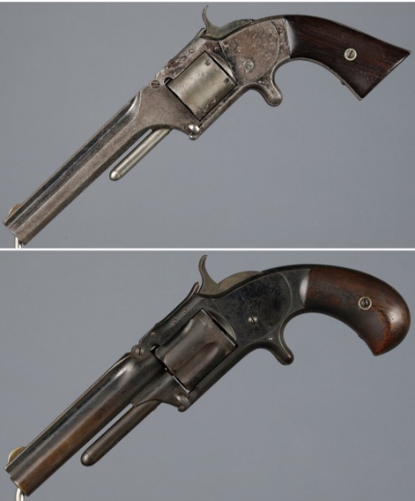 Two Antique Smith & Wesson Single Action Revolvers