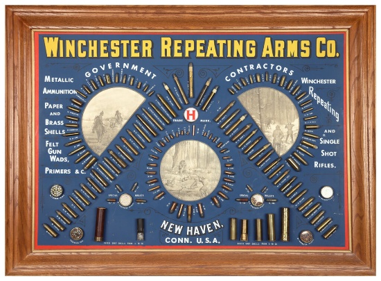 Reproduction Winchester Factory Bullet Board
