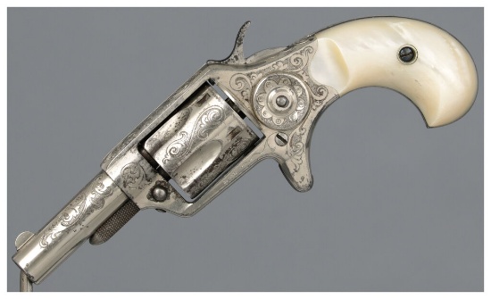 Engraved Colt First Model New Line .32 Caliber Revolver