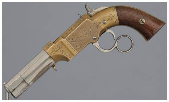 Factory Engraved New Haven Arms Company Volcanic No. 1 Pistol
