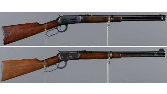 Two Winchester Lever Action Carbines