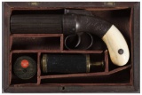 Cased Allen, Thurber & Co. Percussion Pepperbox