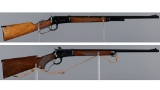 Two Winchester Lever Action Rifles