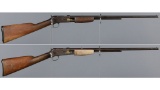 Two Colt Lightning Slide Action Rifles
