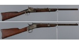 Two Antique American Single Shot Carbines