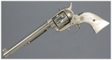 Colt Single Action Army Flattop Target Revolver with Pearl Grips