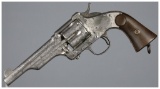 Engraved Merwin Hulbert Large Frame Single Action Army Revolver