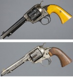 Two Colt Bisley Model Single Action Army Revolvers