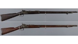 Two U.S. Springfield Trapdoor Rifles