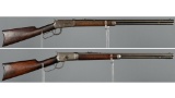 Two Winchester Lever Action Rifles