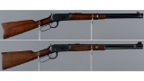Two Winchester Lever Action Carbines