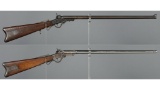 Two Massachusetts Arms Co. Maynard First Model Rifles