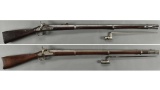 Two Civil War Era U.S. Martial Rifled Muskets with Bayonets