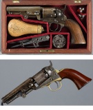 Two Colt Model 1849 Pocket Percussion Revolvers