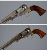 Two Colt Model 1849 Pocket Percussion Revolvers