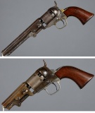 Two Colt Model 1849 Percussion Pocket Revolvers