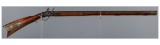 P. & D. Moll Smoothbore Flintlock American Long Rifle