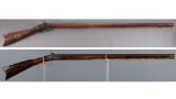 Two American Percussion Long Rifles