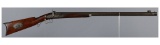 Engraved A. Leonard Percussion Rifle with False Muzzle
