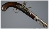 U.S. R. Johnson Model 1836 Flintlock Pistol