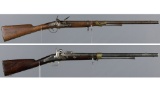 Two European Military Muzzleloading Long Guns