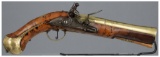 E. Nicholson Flintlock Blunderbuss Pistol