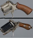 Two Liege Proofed Folding Trigger Double Action Revolvers
