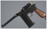 Mauser 1896 20-Shot Flatside Cone Hammer Pistol