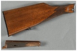 Stock and Forearm for a Luger Carbine with Catalog