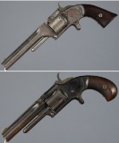 Two Antique Smith & Wesson Single Action Revolvers