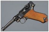 German DWM P.08 Luger Semi-Automatic Pistol
