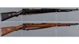 Two German K98k Type Single Shot Training Rifles