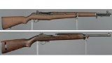 Two U.S. Military Semi-Automatic Long Guns